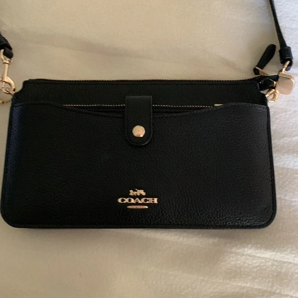 Black Coach crossbody